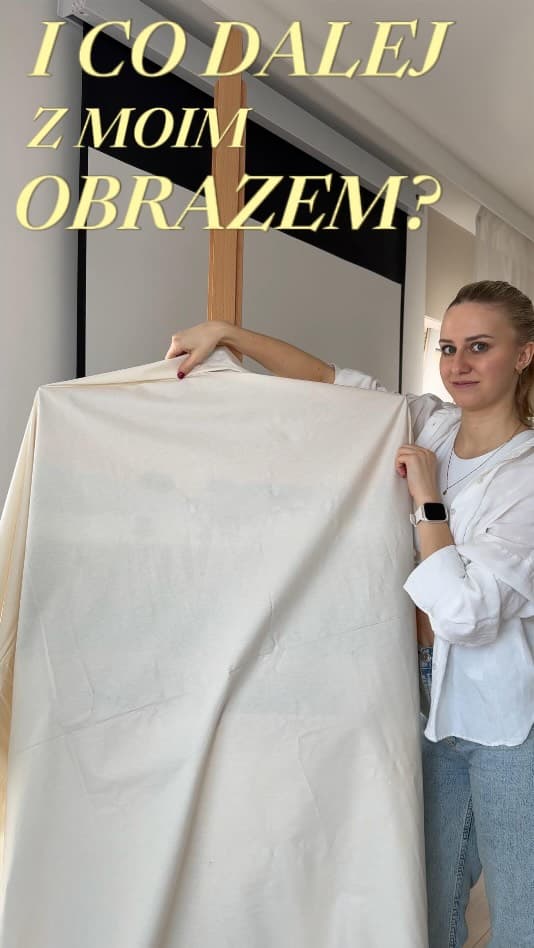 Rozpoczęłam malowanie tego obrazu już w grudniu, ale.. utknęłam i nie wiem co dalej..